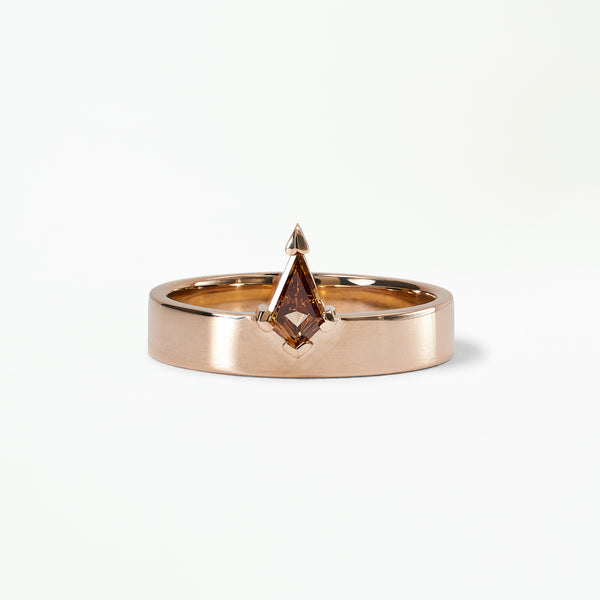 One of a Kind Kite Cut Diamond Monolith Ring No. 40