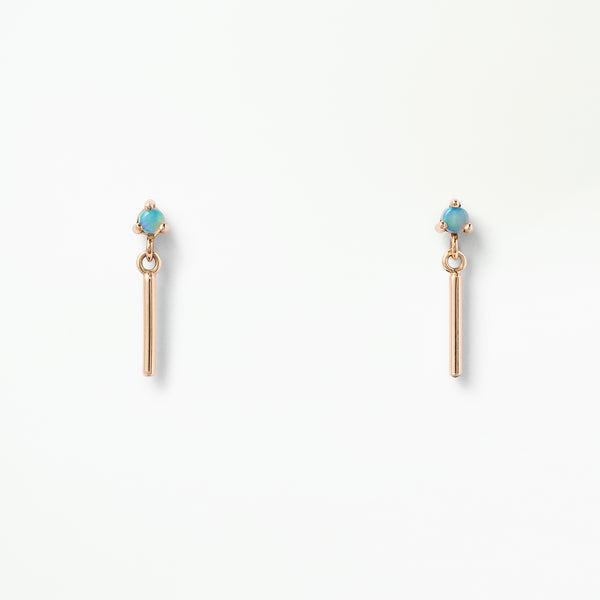 Opal Bar Link Earring - Single