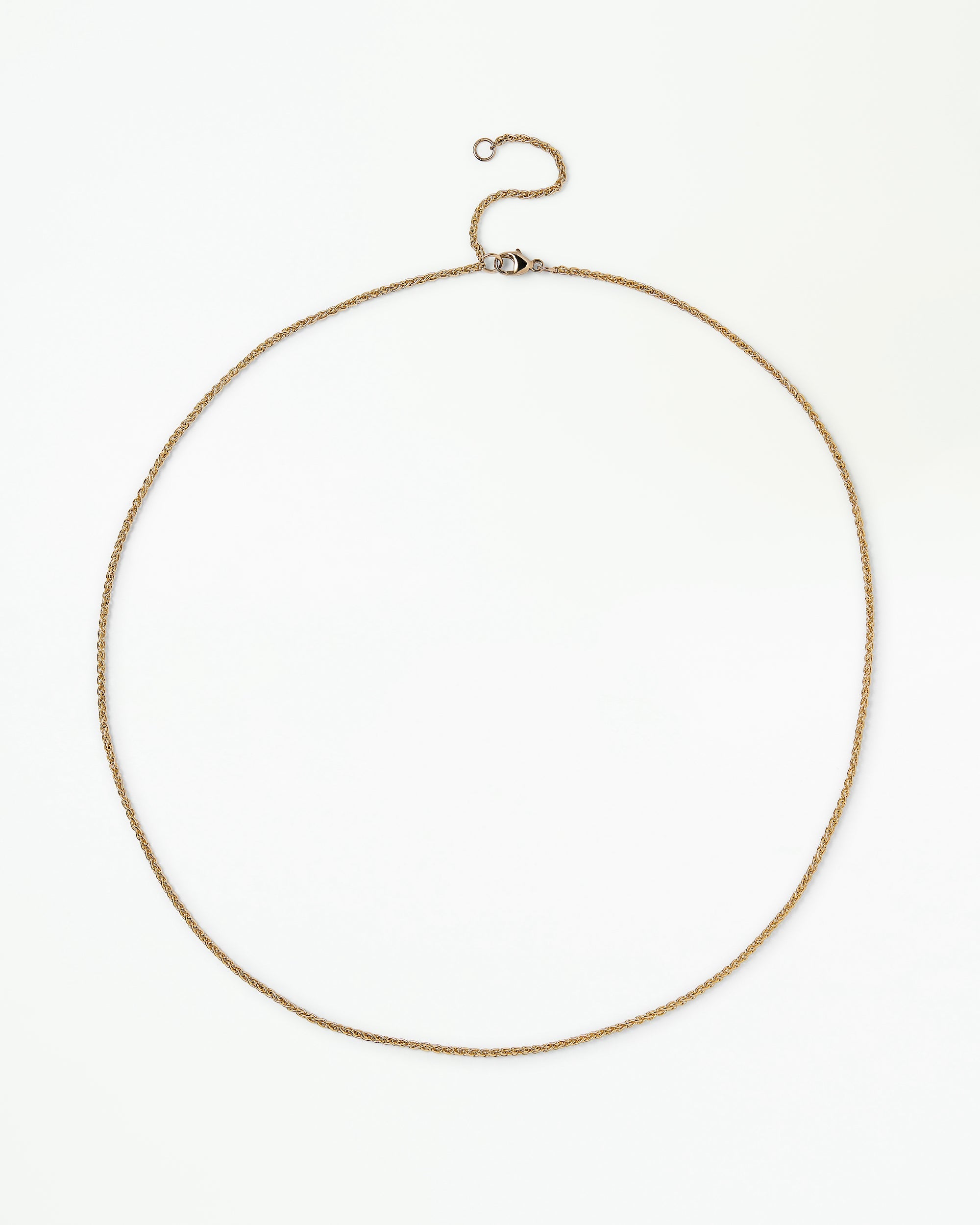 Gold Wheat Chain Necklace – WWAKE