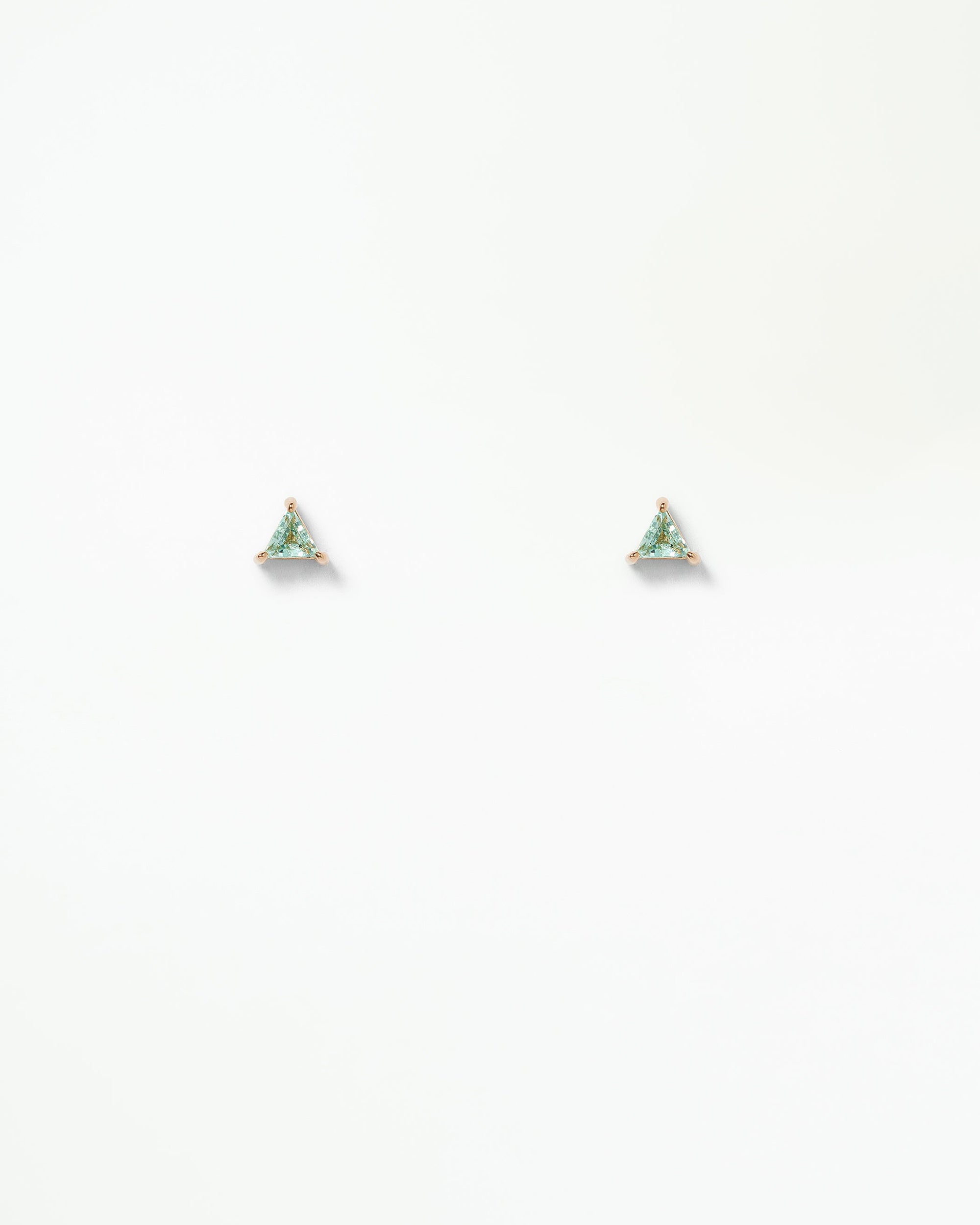 Green Beryl Triad Stud Earring – WWAKE