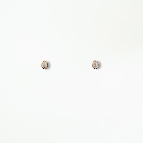 Caged Pearl Stud Earring - Single