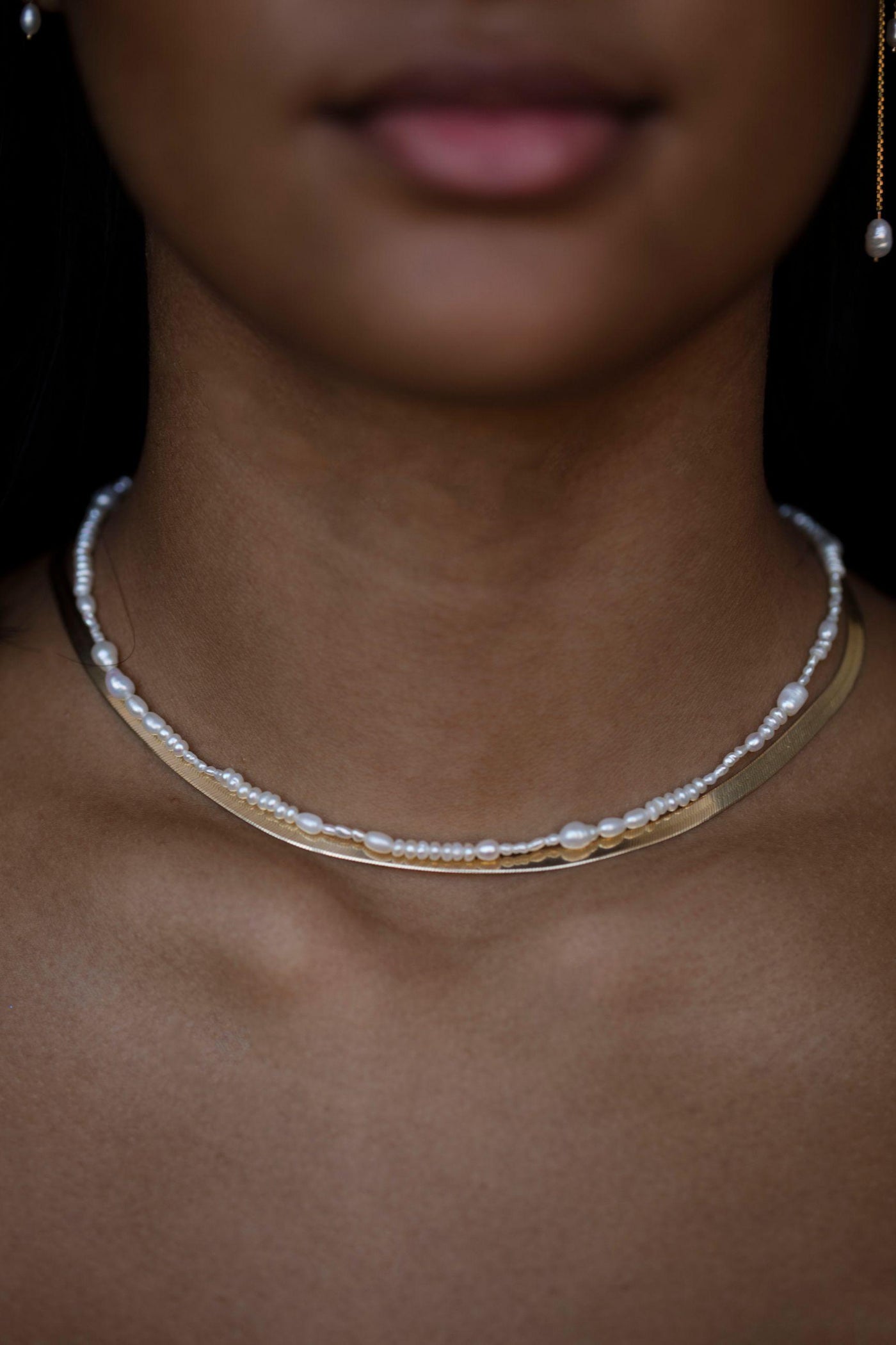 Pearl Collage Necklace - WWAKE