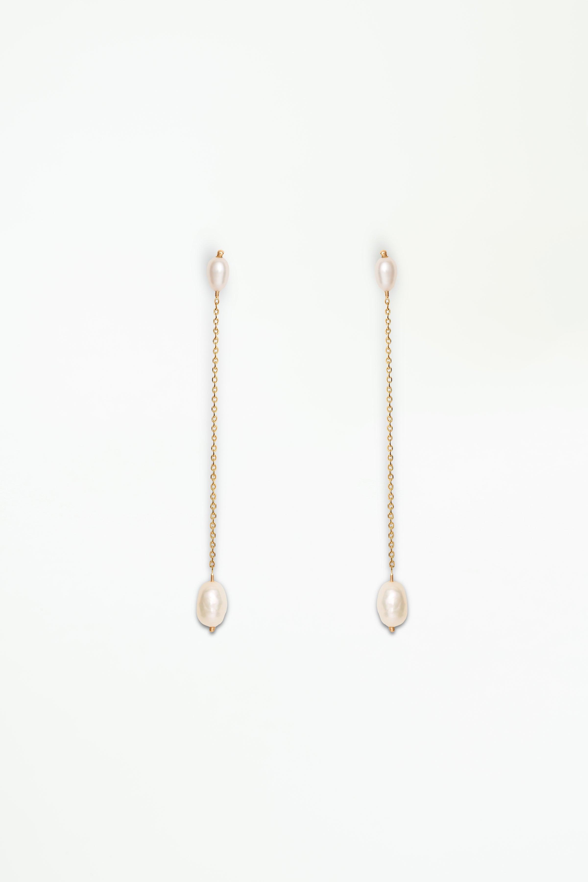 Long Pearl Shower Earring - Single