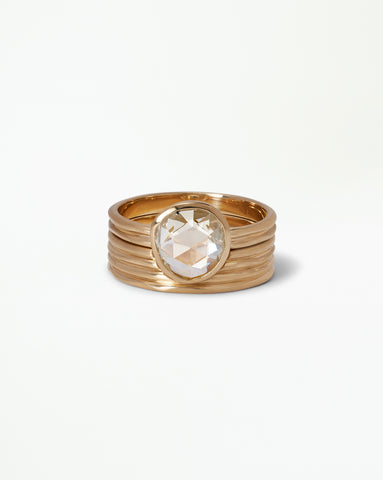 Rose Cut Diamond Rings