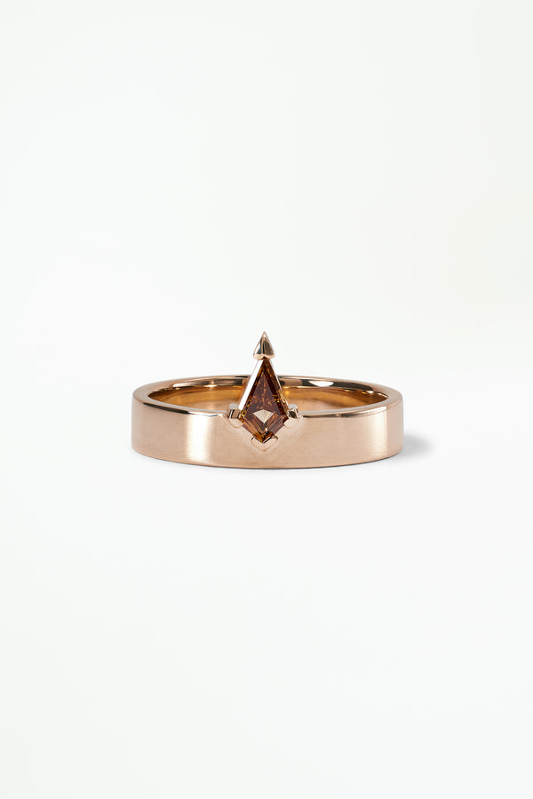 One of a Kind Kite Cut Diamond Monolith Ring No. 40