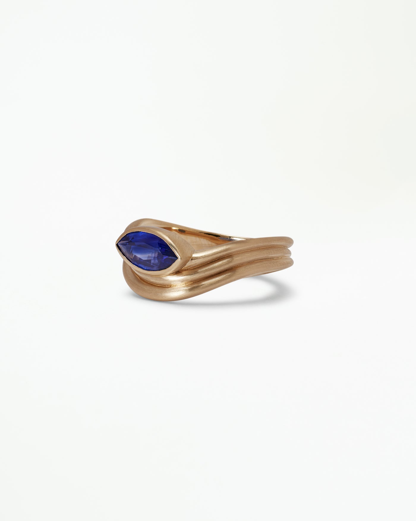 One of a Kind Marquise Cut Sapphire Coast Ring No. 3