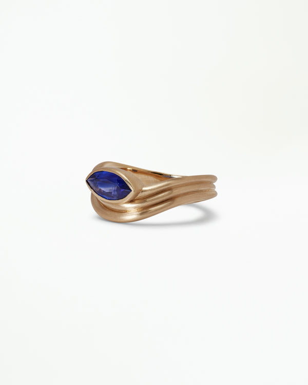 One of a Kind Marquise Cut Sapphire Coast Ring No. 3