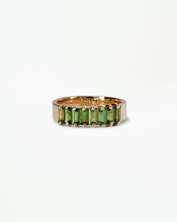 Tourmaline Baguette Band