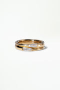 Baguette Cut Diamond Spiral Ring