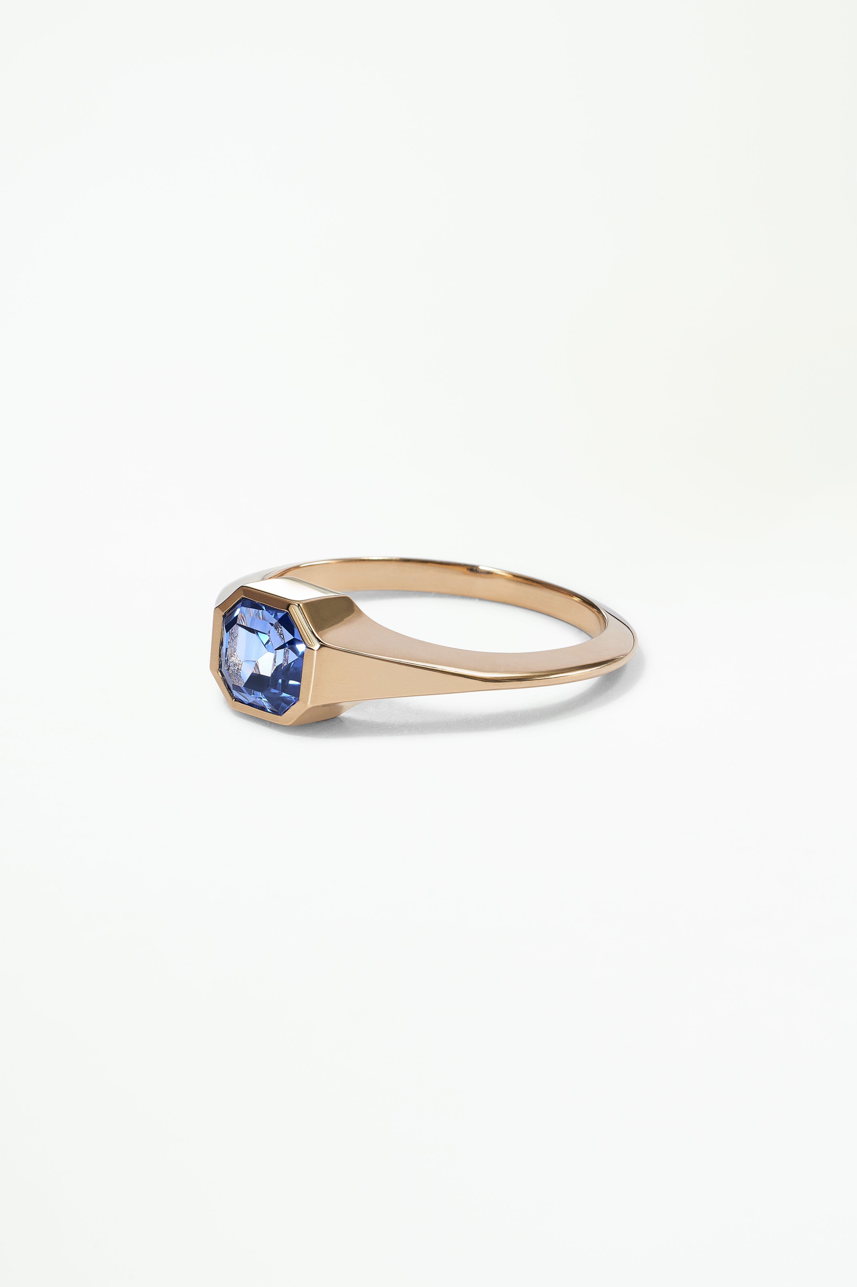 Asscher Cut Sapphire Ring, Blue Sapphire Engagement Ring, Unique Engagement  Ring, September Birthstone, 14k, Platinum - Etsy