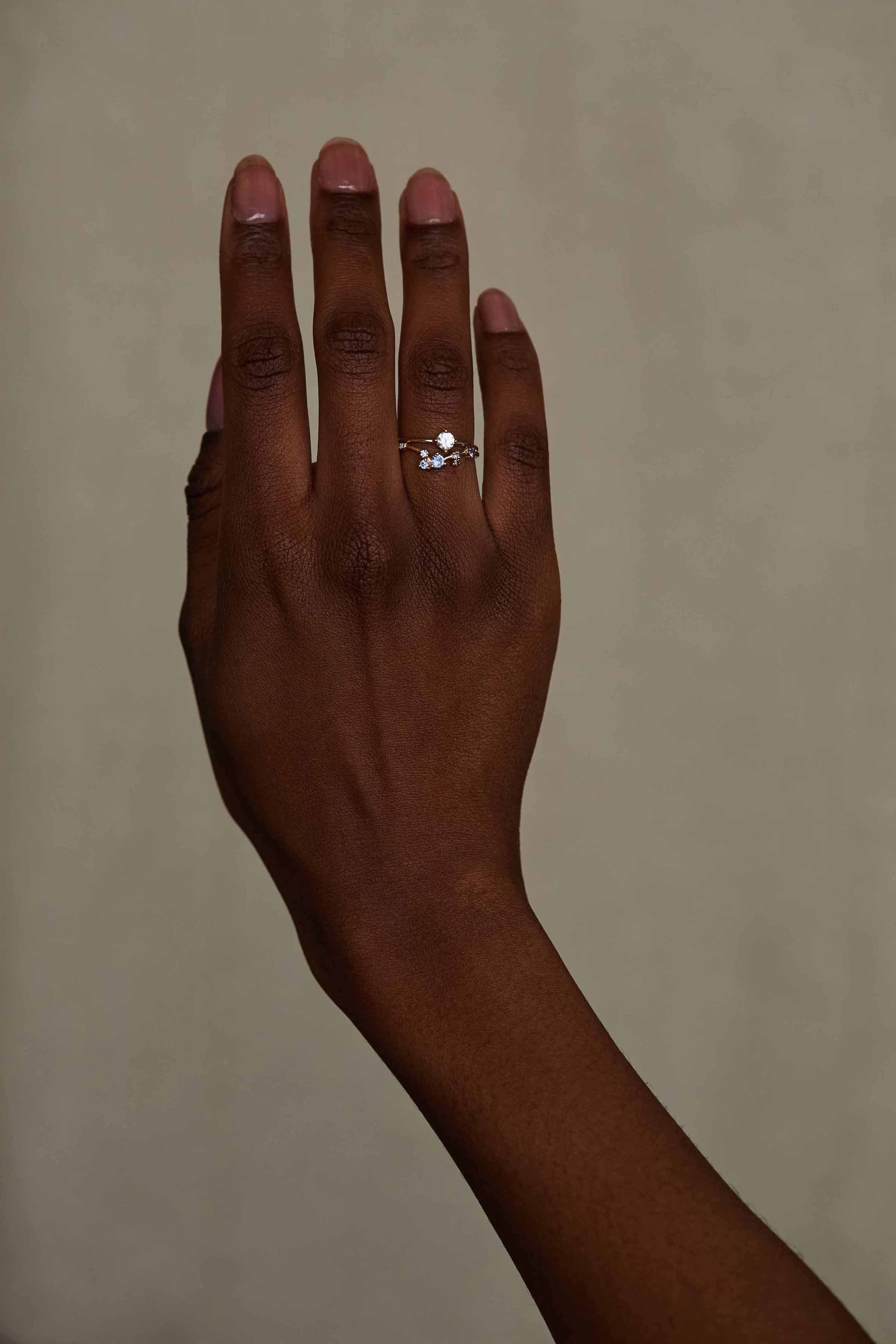 Small Round Solitaire Ring – WWAKE - Main Image