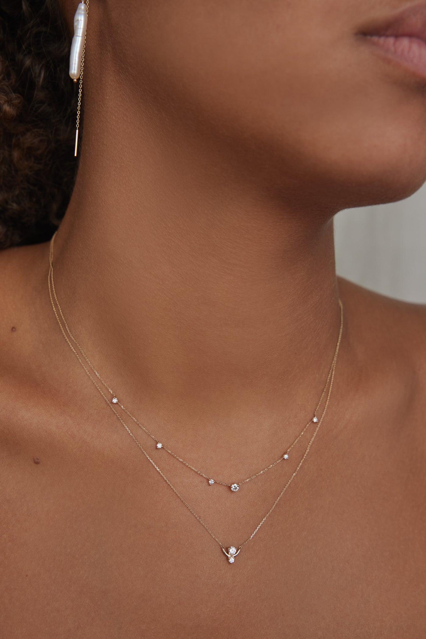 Nestled Diamonds Necklace