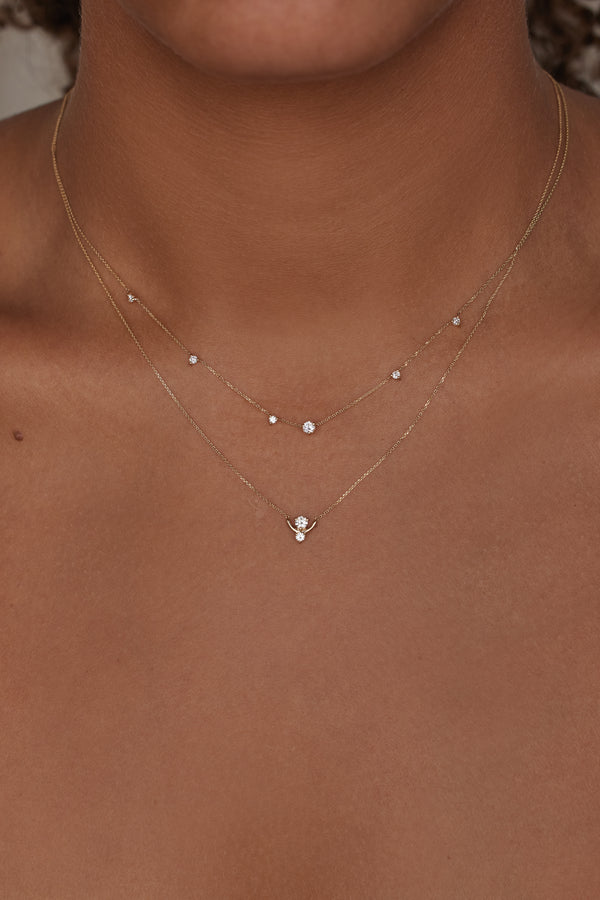 Nestled Diamonds Necklace