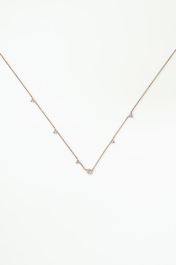 Diamond Linear Chain Necklace