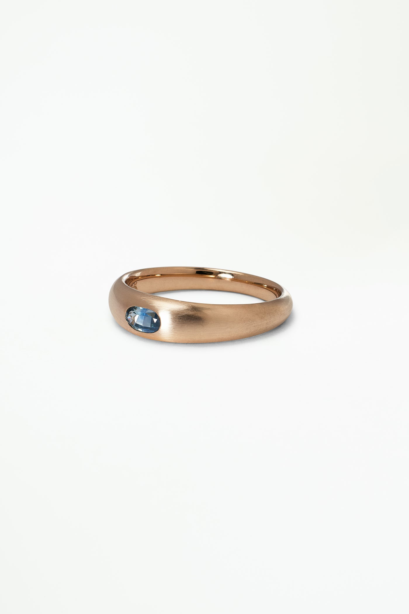 Blue Sapphire Soft Signet - Matte