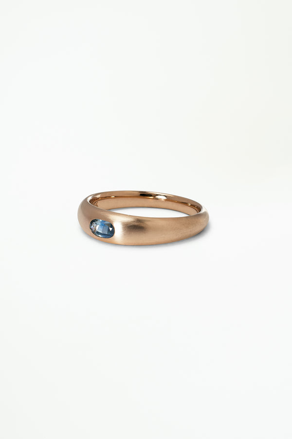 Blue Sapphire Soft Signet - Matte