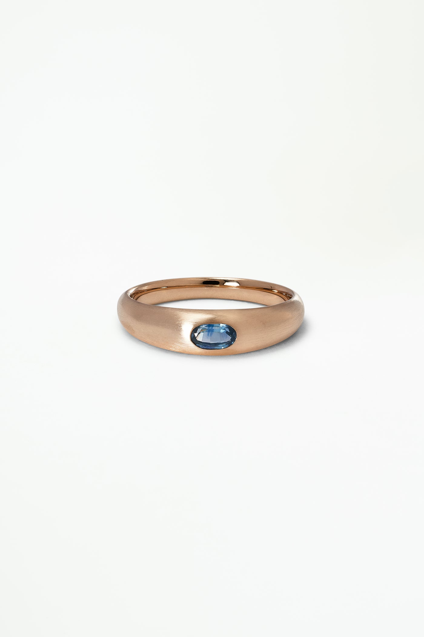 Blue Sapphire Soft Signet - Matte