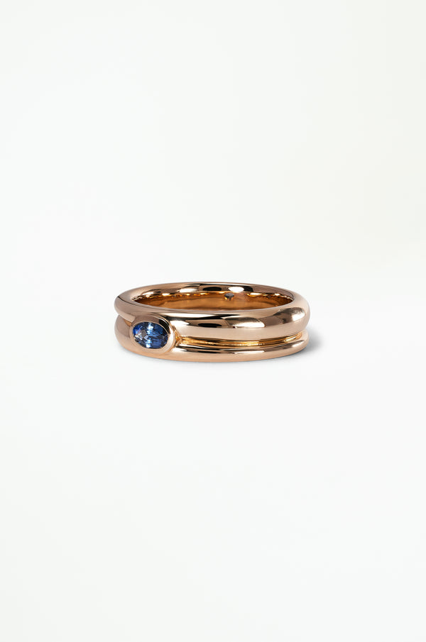 Spiral Ring – Sapphire