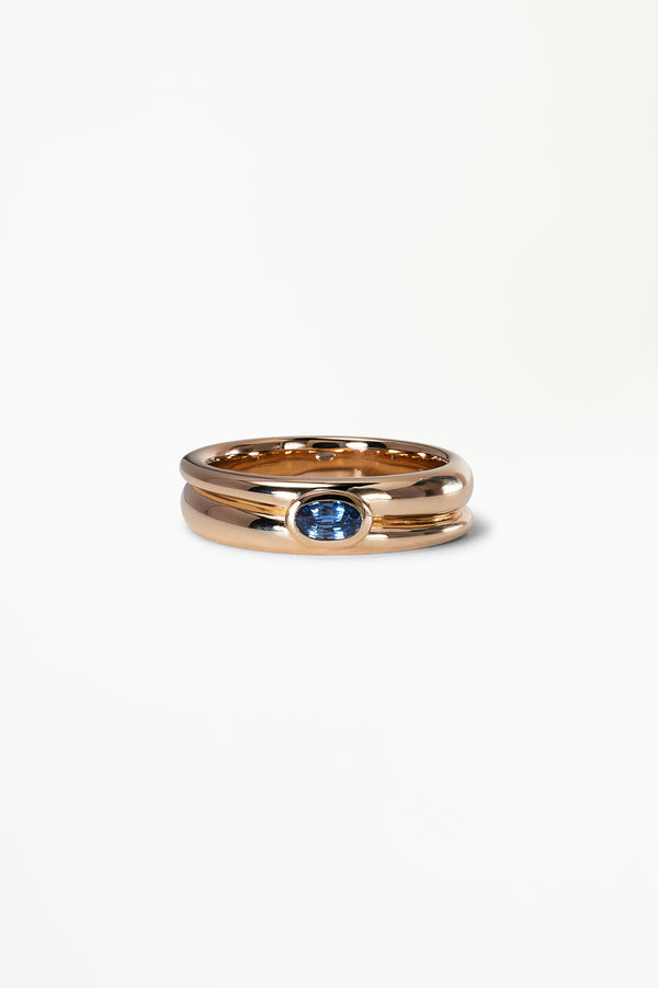 Spiral Ring – Sapphire
