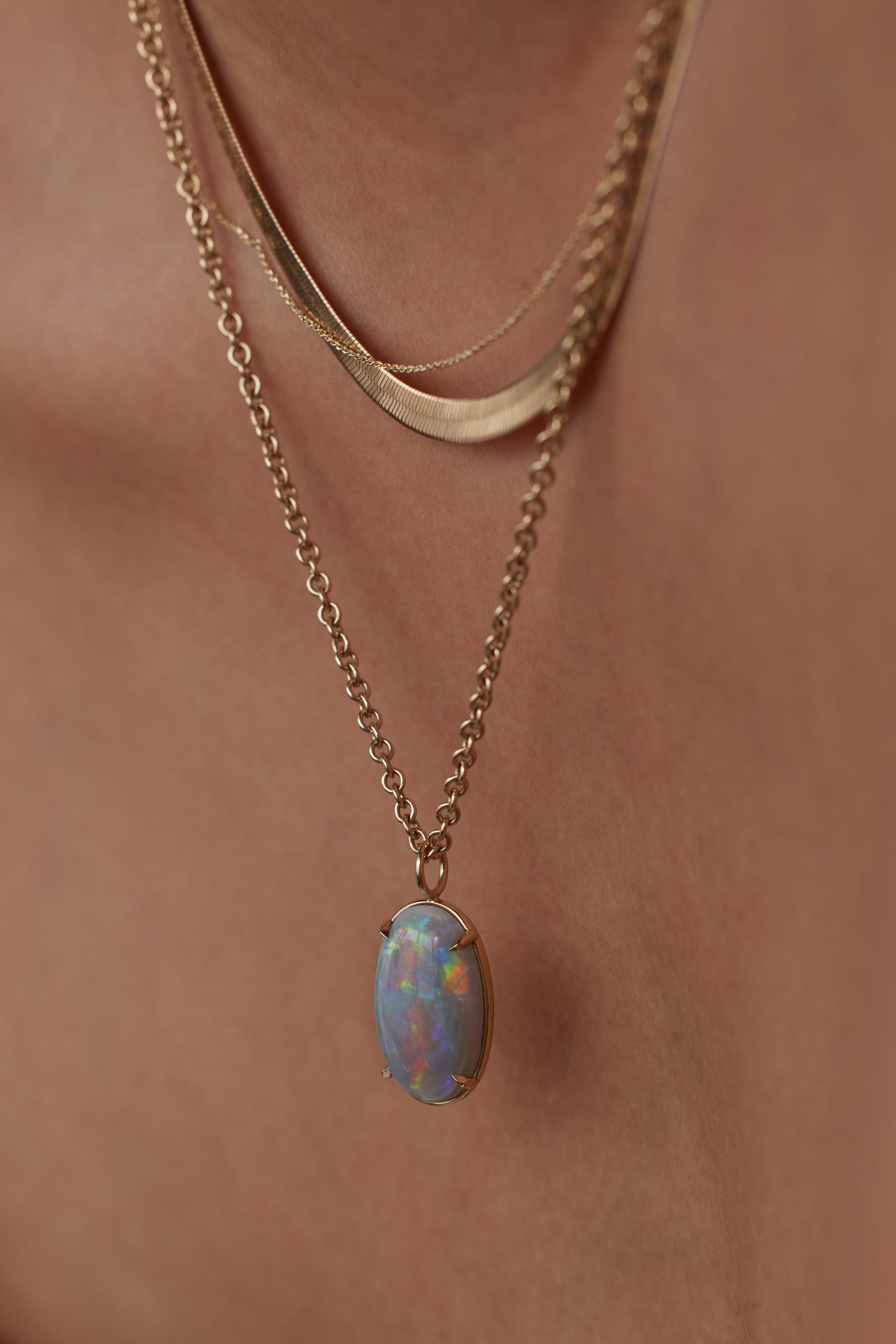 Borealis Opal Pendant No. 14