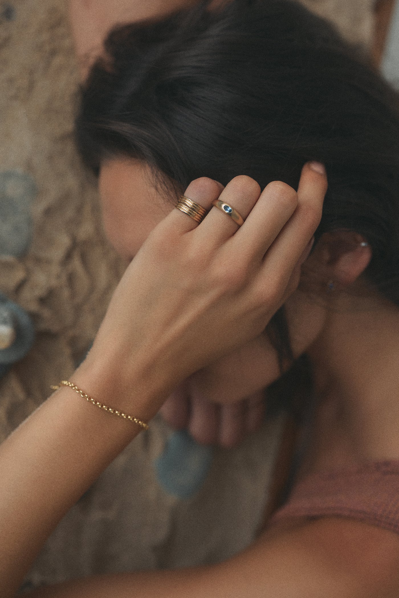 Blue Sapphire Soft Signet - Matte