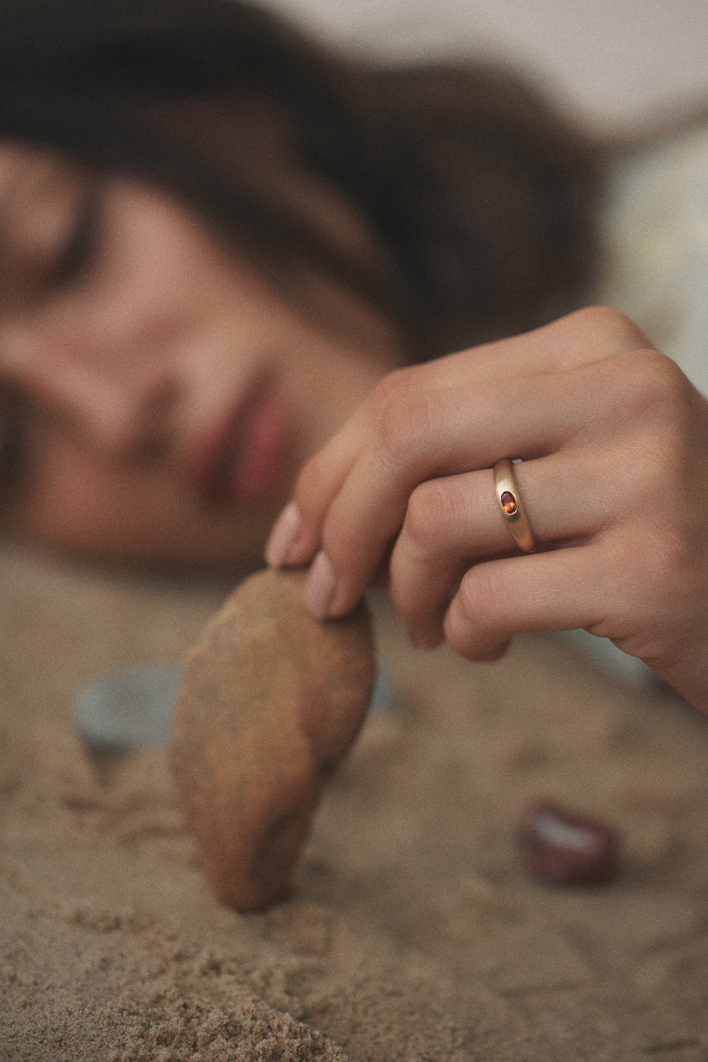 Citrine Soft Signet - Matte