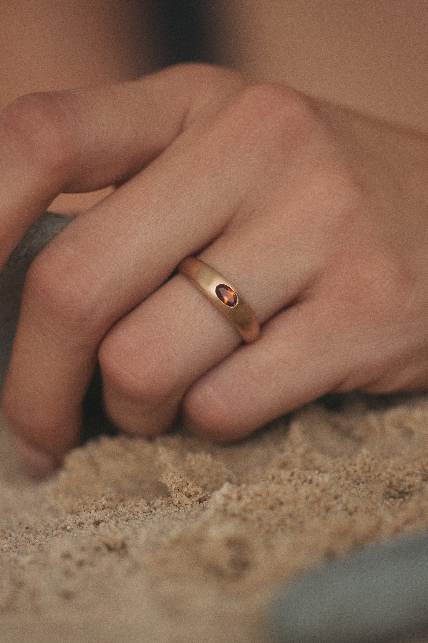 Citrine Soft Signet - Matte