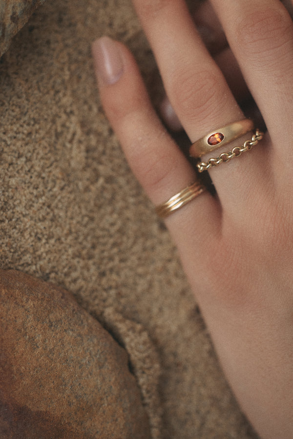 Citrine Soft Signet - Matte