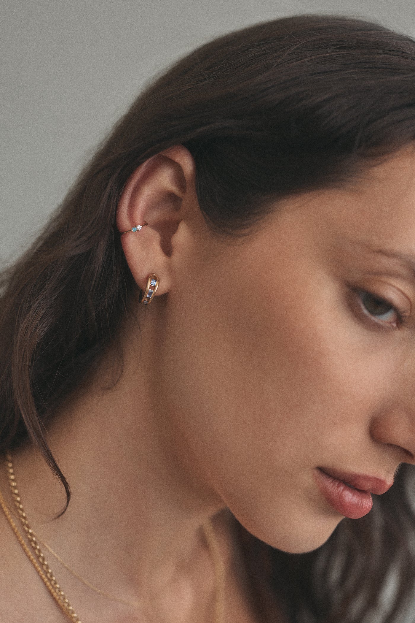 Float Hoop - Sapphire - Single