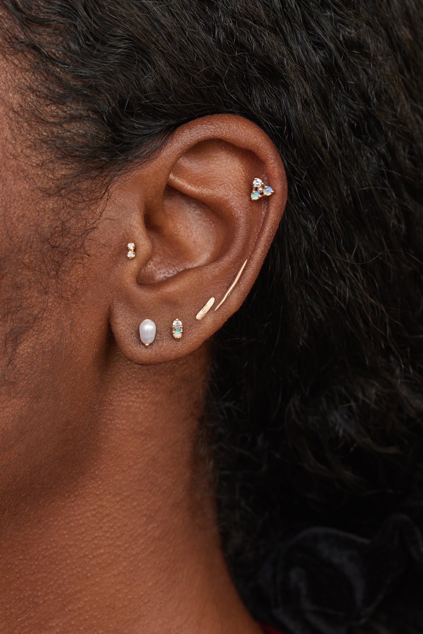 Two-Step Earring - Single