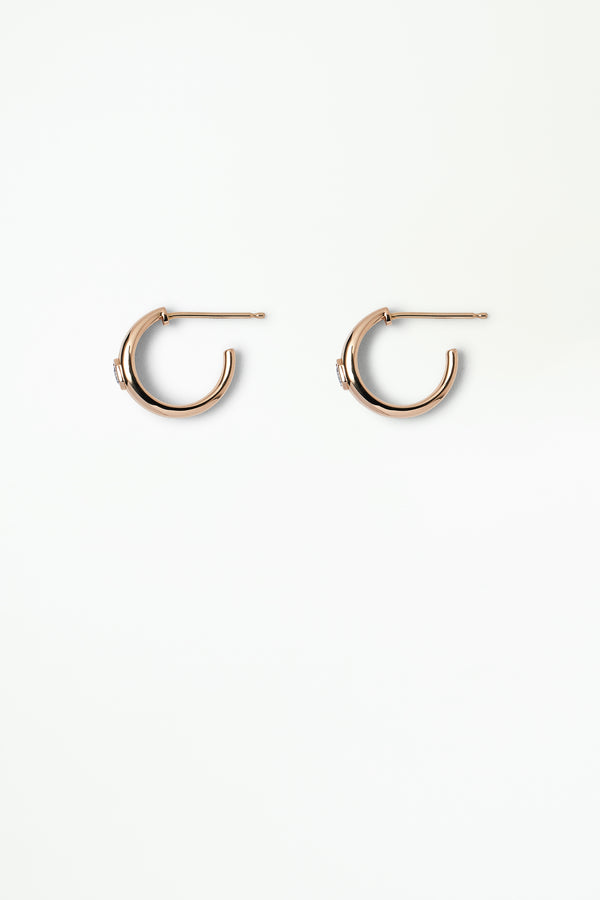 Sapphire Ridge Hoop - Single