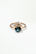 Brilliant Cut Sapphire Nestled Ring No. 4