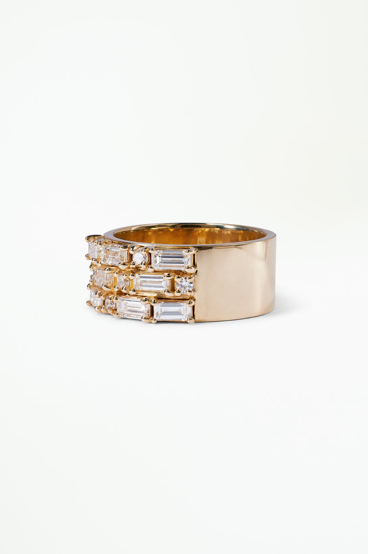 Baguette Cut Diamond Menhir Ring No. 25