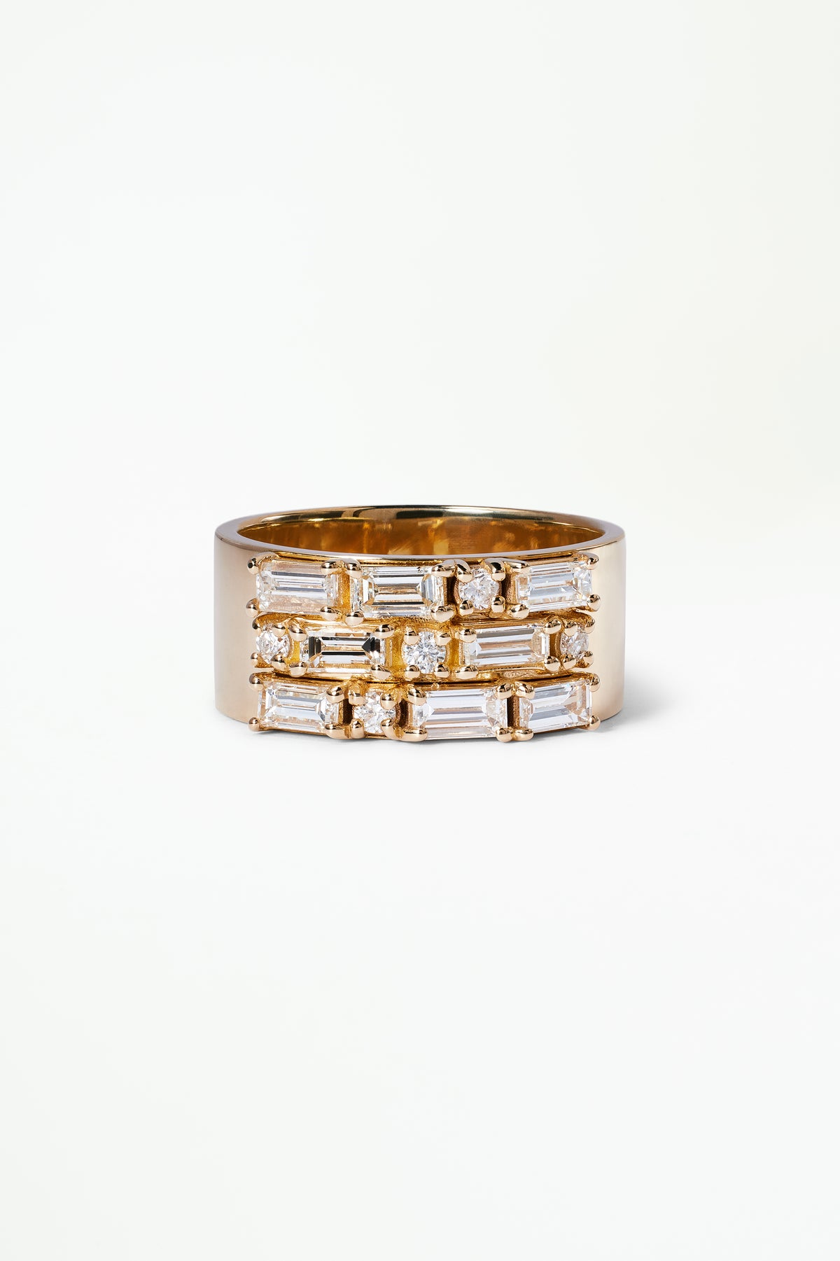Baguette Cut Diamond Menhir Ring No. 25