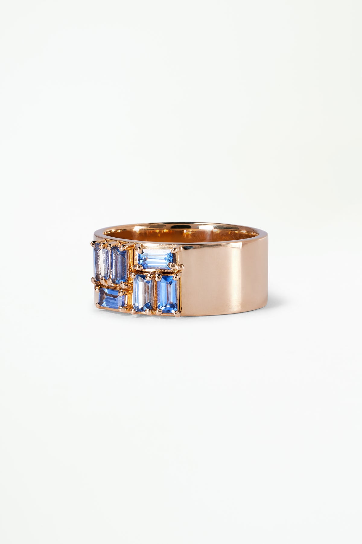 Baguette Cut Sapphire Menhir Ring No. 2