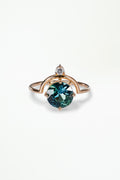 Brilliant Cut Sapphire Nestled Ring No. 22