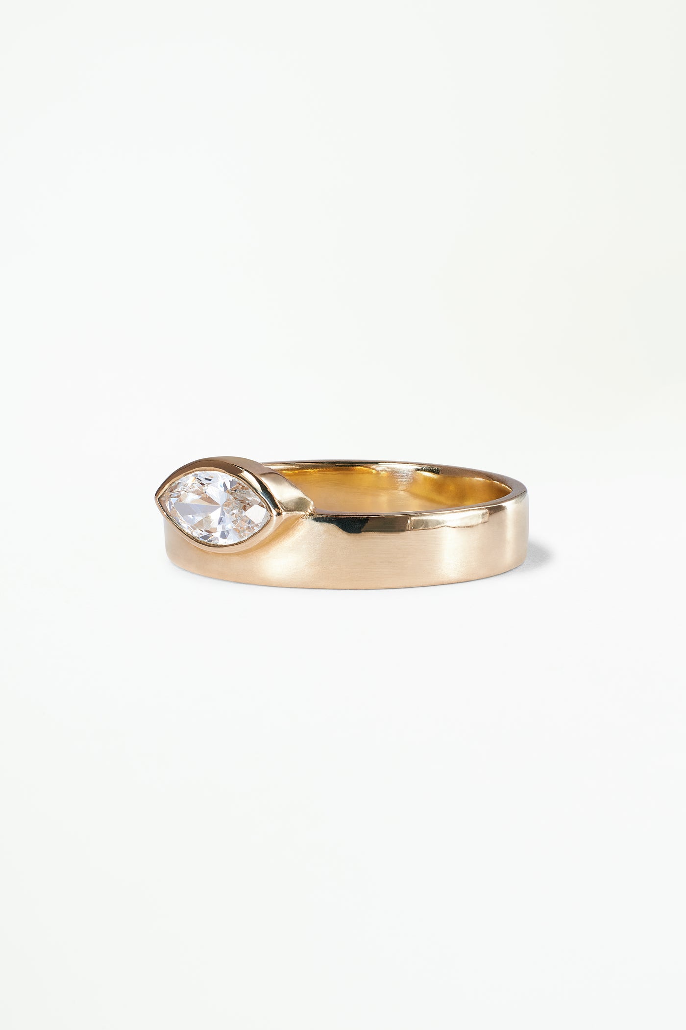 Medium Marquise Cut Monolith Ring