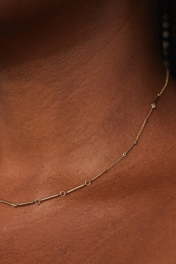 Bar Link Chain Necklace
