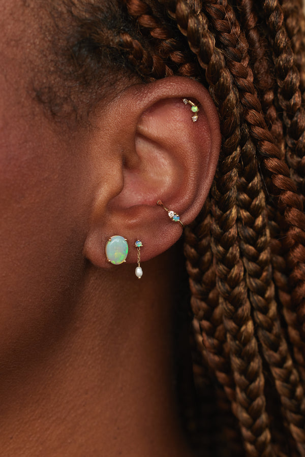 XL Opal Stud Earring - Single