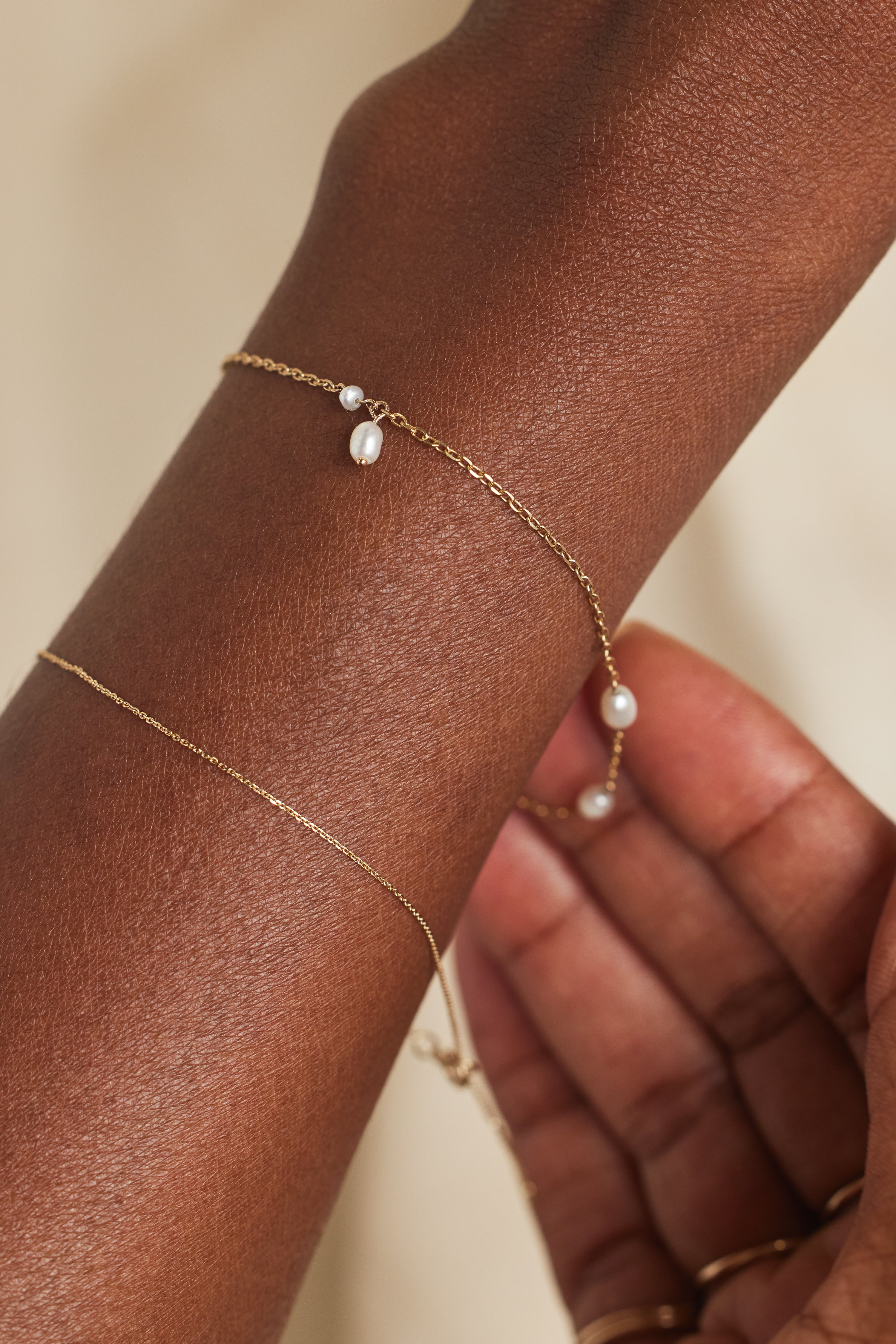 Pearl Spindle Bracelet