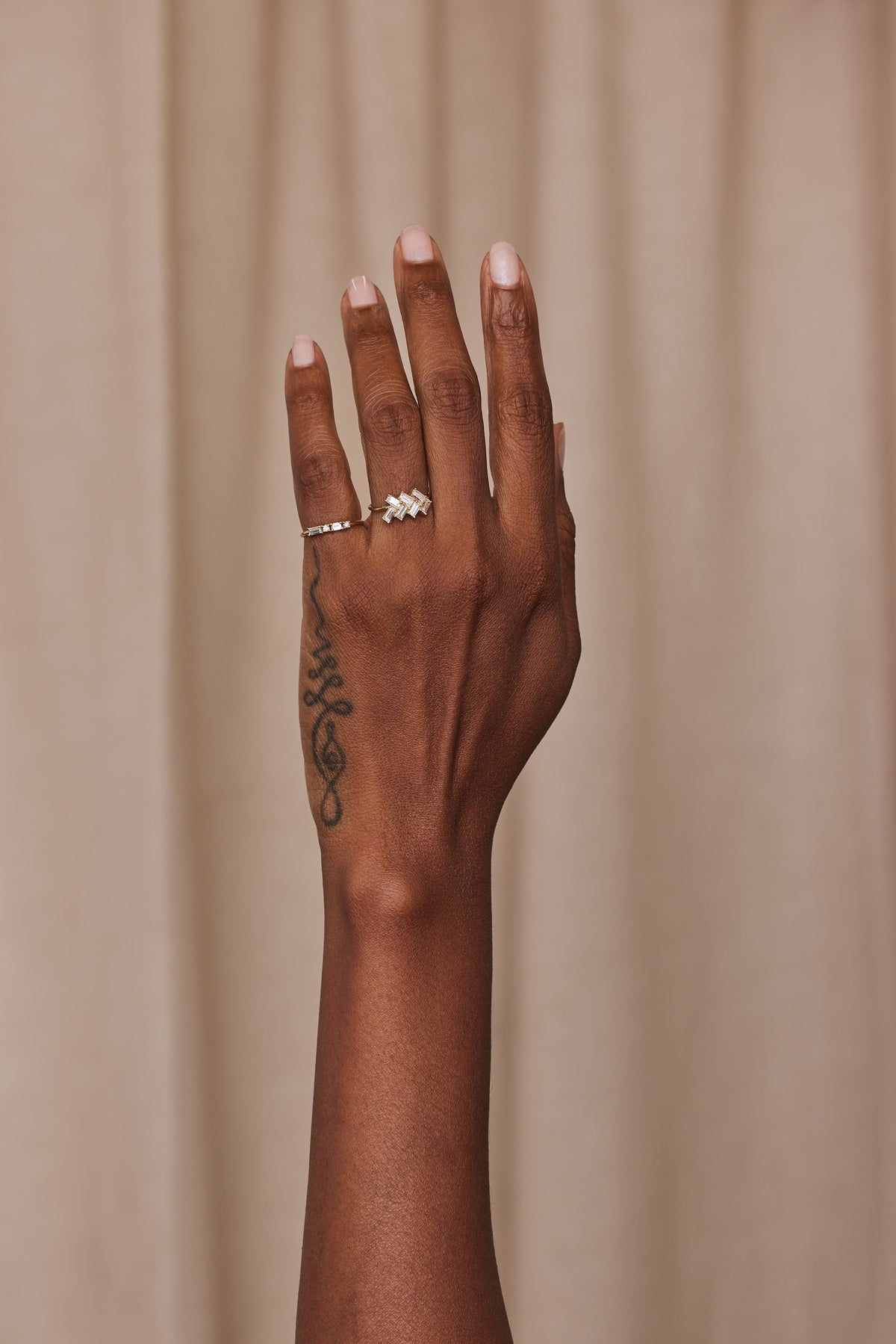 Baguette Cut Diamond Mosaic Ring No. 28