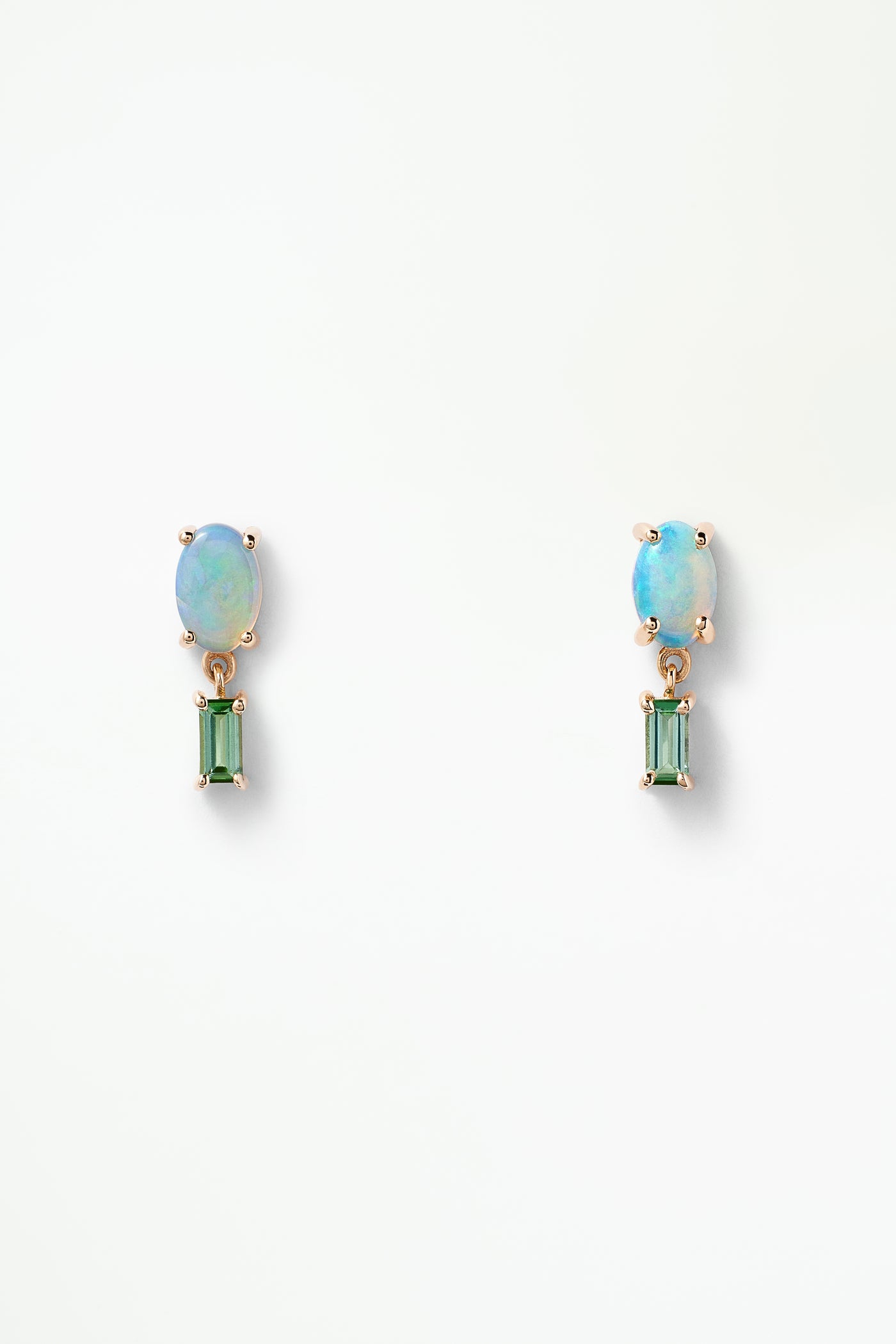 Opal and Tourmaline Stela Earring - Single