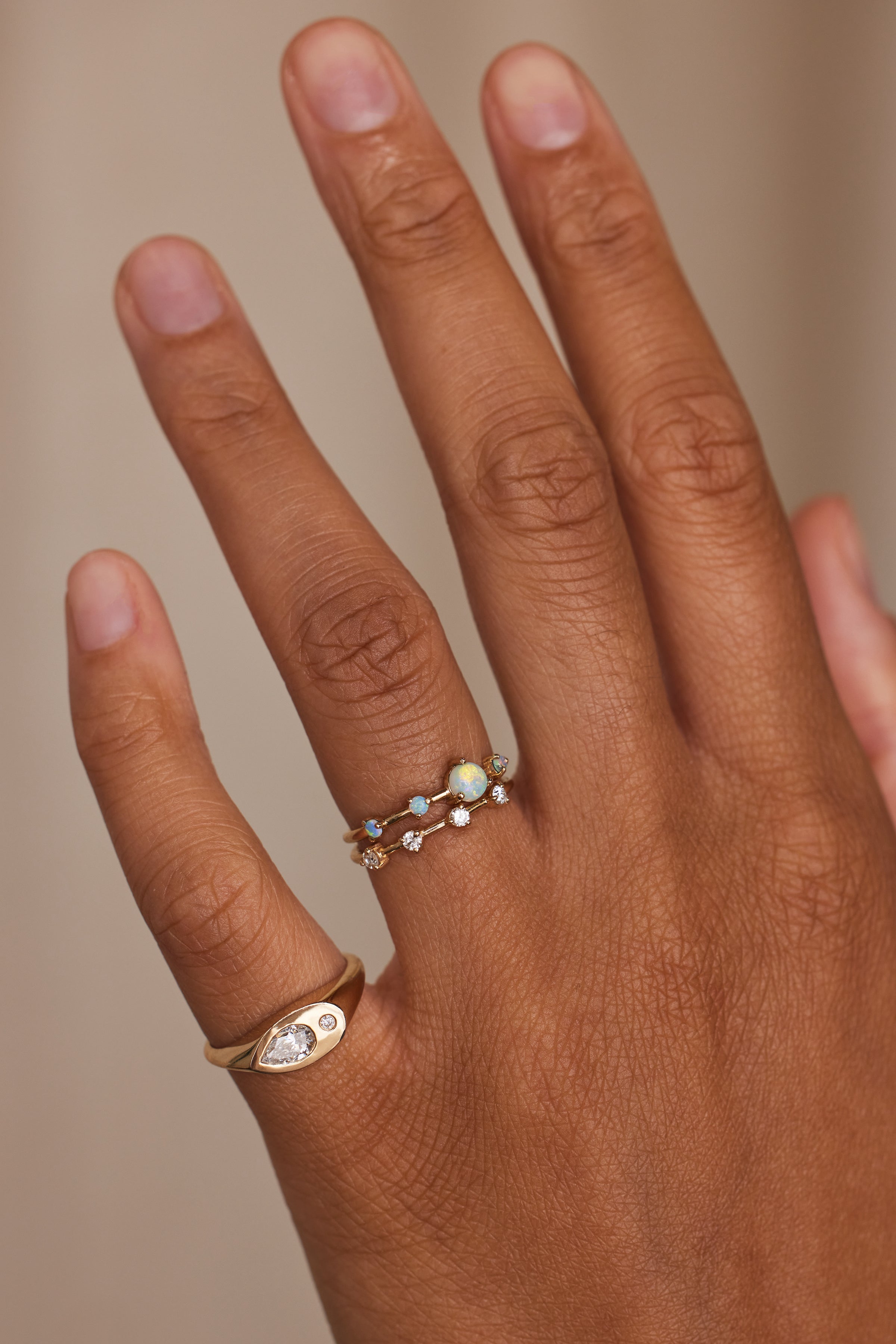 Multi-Stone Diamond Engagement Ring 4 ct tw Princess-cut 14K White Gold |  Kay