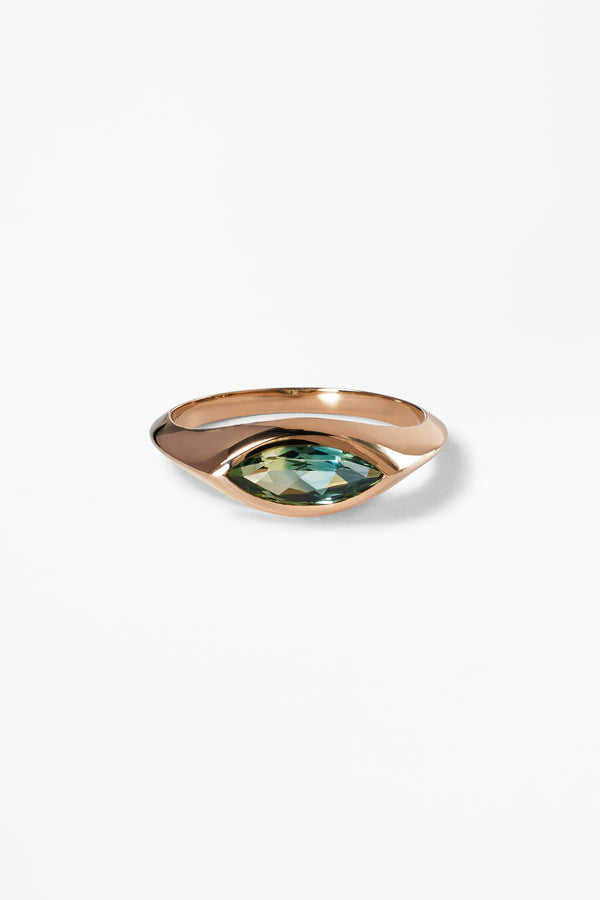 One Of A Kind Marquise Sapphire Signet