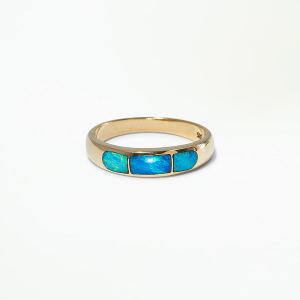 One of a Kind Opal Inlay Ring No. 2