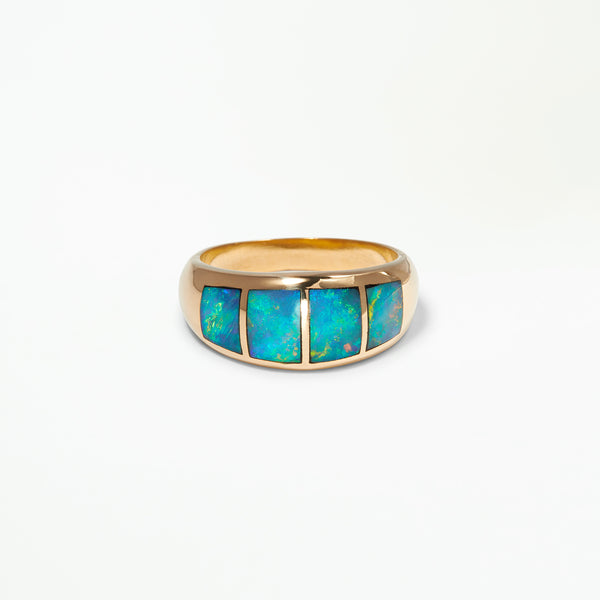 One of a Kind Opal Inlay Ring No. 4