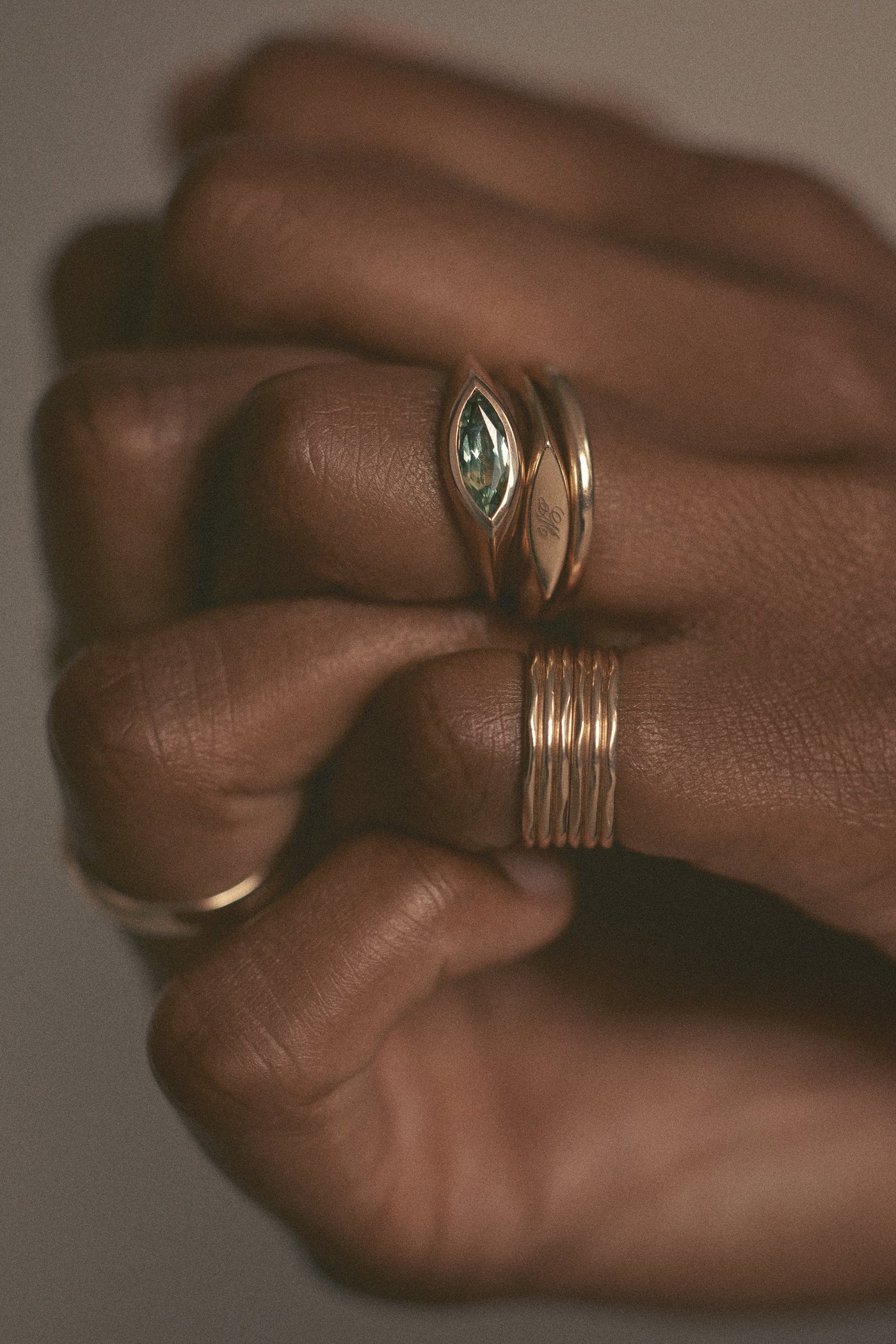 One Of A Kind Marquise Sapphire Signet