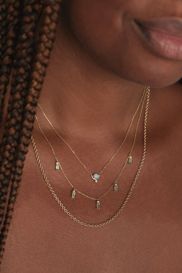 Wwake opal necklace Clearance