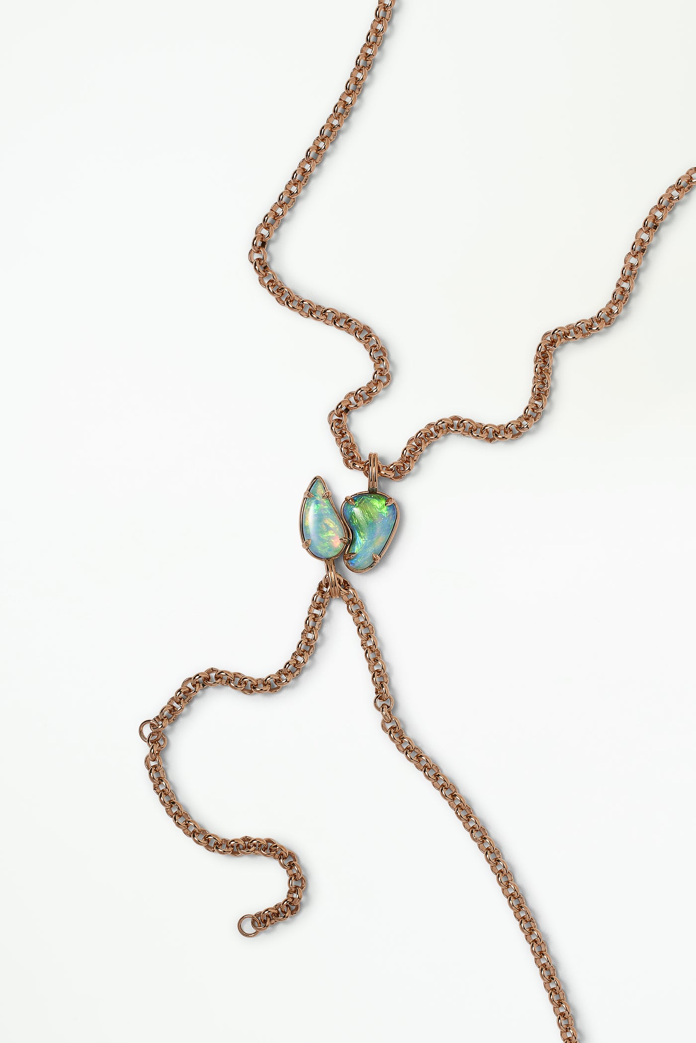 One of a Kind Borealis Opal Pendants No. 42 & No. 43