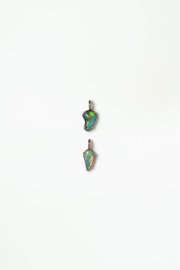 One of a Kind Borealis Opal Pendants No. 42 & No. 43